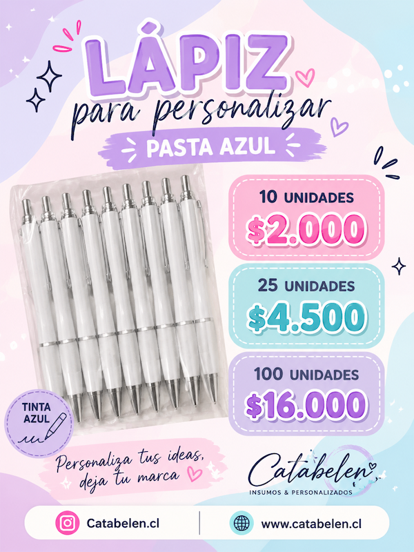 Lápiz para personalizar